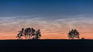 Noctilucent Clouds timelapse 15062019  4K Ultra HD [upl. by Rivalee]