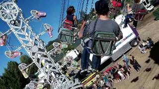 Sonoma County Fair  Wave Swinger Ride 7302016 [upl. by Novaj]