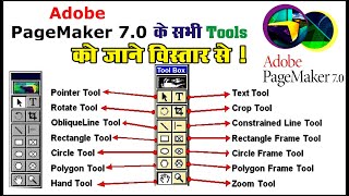 Adobe PageMaker में Tool Box के सभी Tolls का Use कैसे करे  How to Use Toolbox in PageMaker [upl. by Atnim596]