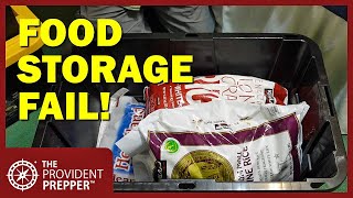 Food Storage Fail Do NOT Store Your Dry Goods Like This [upl. by Il919]