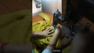 Plazo pant ki cutting and stitching simple method mein fashiontrends shortvideo [upl. by Durrace525]