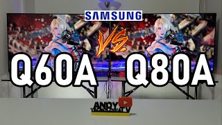 SAMSUNG Q60A vs Q80A Televisores 4K con tecnología QLED  ¿Cuál te conviene más [upl. by Chancey]