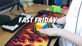 Fast Friday sub 20 solves [upl. by Haduhey365]