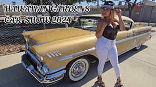 ✨Hawaiian Gardens Car Show 2024 Classics Lowriders amp PinUp Queens [upl. by Rina]