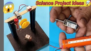 Science Fair Projects New Ideas 2024 PhysicsInventions At Home With MotorEasy Craft [upl. by Pero]