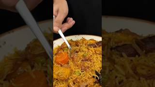 Veg biryani Asmr cooking food short asmr cooking [upl. by Eseilanna]