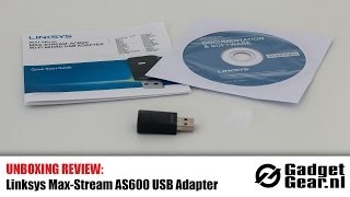 Unboxing Review Linksys MaxStream AC600 USB Adapter [upl. by Somar]