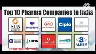 top ten pharma company in India  top ten pharma top pharma infotech pharmacy [upl. by Blasien]