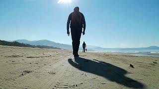 Passeggiata sulla spiaggia Paestum SA [upl. by Martijn]