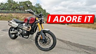 This might be my new personal motorcycle  Triumph Scrambler 1200XE Review [upl. by Adidnac978]