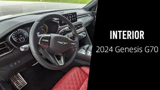 2024 Genesis G70 Interior  Detailed Walkthrough [upl. by Salb]