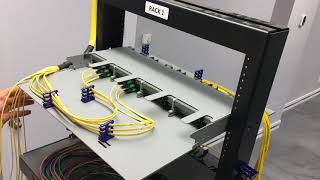 Ribbon Cable Routing in Wirewerks NextSTEP 1U Patch Panel [upl. by Yemrots640]