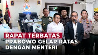 Gelar Ratas Presiden Prabowo Pastikan Bantuan Erupsi Lewotobi Efisien Tersalurkan  OneNews Update [upl. by Chip]