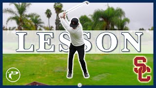 Golf Backswing Sequence  USC College Golfer Parker Sisk [upl. by Alfonso]