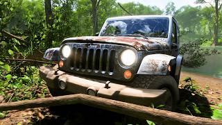 Abandoned Jeep Wrangler Rubicon 2012  REBUILD  Forza Horizon 5 [upl. by Enaira]