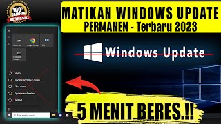 CARA MENONAKTIFKAN UPDATE WINDOWS 10 TERBARU 2023  MENGHILANGKAN UPDATE AND SHUTDOWN WINDOWS 10 [upl. by Kassaraba]