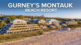 Explore this Exquisite Oceanfront Resort  Gurneys Montauk  DroneHub [upl. by Hannahc]