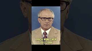 Erich Honecker Before and after foryou history communism germany gdr eastgermany socialism [upl. by Rebmetpes930]