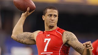 Colin Kaepernick 2011 NFL Combine Highlights [upl. by Isahella944]