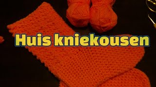 Haken  tutorial 527 Huis kniekousen [upl. by Swigart]