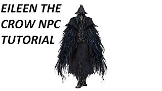 Bloodborne Eileen The Crow Quest Tutorial Cheese Final NPC [upl. by Zipporah]