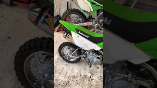 Crazy Klx110 pit bike start up 😱 [upl. by Rachel]