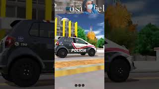 Mașini de poliție braziliene in patrulare prin oraș driving gaming [upl. by Ricky]