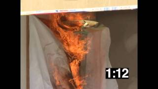 Dorm Room Fire Demonstration [upl. by Lhamaj690]