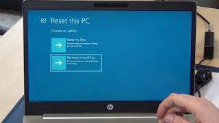 HP Recovery  How to reset HP Probook Notebook  Laptop to factory default Windows 10 [upl. by Adnirolc]