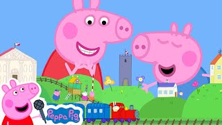 Giant Peppa and George Take Over  Hokey Cokey  Peppa Pig Nursery Rhymes and Kids Songs [upl. by Imhsar]