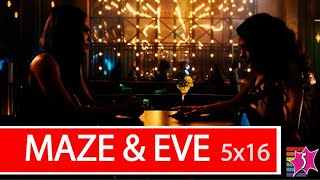 Maze and Eve scenes 5x16  Lucifer  LesleyAnn Brandt Inbar Lavi [upl. by Ardnasyl]