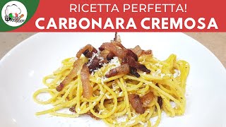 Spaghetti alla carbonara in 1 minuto  ricette veloci  FoodVlogger [upl. by Issy]