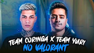 TEAM CORINGA X TEAM YURI NO VALORANT  PARTIDA 1 [upl. by Aihsinat435]