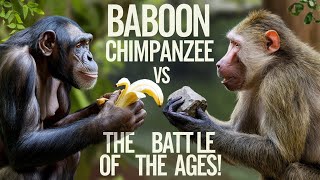 Baboons vs Chimpanzees Which is Smarter Intelligence and Behaviour Comparison  The Wild Wonder [upl. by Chevalier438]