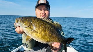 Fall Fishing Mille Lacs Smallmouth Bass [upl. by Kattie]