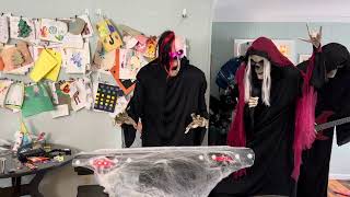 Lowe’s Reaper Band  Keyboardist Halloween Animatronic Demo [upl. by Oimetra862]