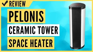 PELONIS NTH1517BRA Portable 1500W Ceramic Tower Space Heater Review [upl. by Hassin]