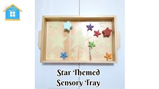 Mengenal Bentuk Bintang dengan Star Themed Sensory Tray  Cognitive Skills  EYFS [upl. by Essyle]