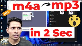 Covert m4a audio in mp3 offline  m4a to mp3 converter [upl. by Llertnor]
