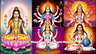 गायत्री मंत्र का अर्थMeaning of the Gayatri Mantra [upl. by Elisa]