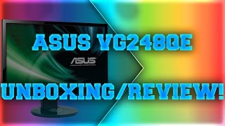 MONITOR UNBOXINGREVIEW ASUS VG248QE 144hz [upl. by Ennaylime]