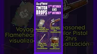 FINALIZADOSea of thieves Drops Twitch  Octubre  2024 [upl. by Justicz]