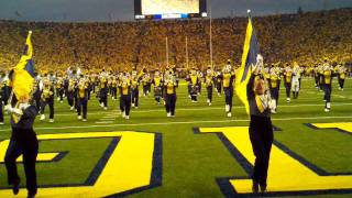 Michigan Marching Band Intro for Notre Dame [upl. by Nettie]