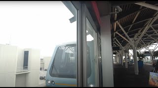 San Francisco International Airport SFO AirTrain Ride [upl. by Tommie]