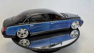 Hot Wheels MercedesBenz Maybach 62 Whips Dropstars Blue Black [upl. by Assiroc]