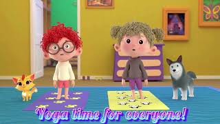 Yoga Class for Baby amp Kids  Fun Yoga Song for Children  Sing Along  toddler dance along videos [upl. by Giesser]