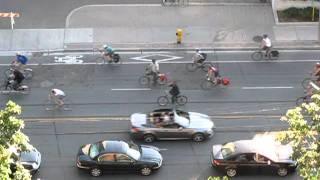 Bicycle protest on Jarvis Street in Toronto July 13 2011 MVI1970MOV [upl. by Rem585]