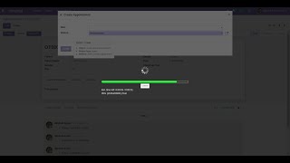 Show Progress Bar While Executing Operations In Odoo  Odoo Web Progress [upl. by Orelu555]