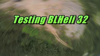 Testing BLHeli 32 Features current limiting timing amp max acceleration [upl. by Celene]