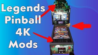 Atgames Legends Pinball 4K Unboxing Setup and Mods install [upl. by Dnalyaw]